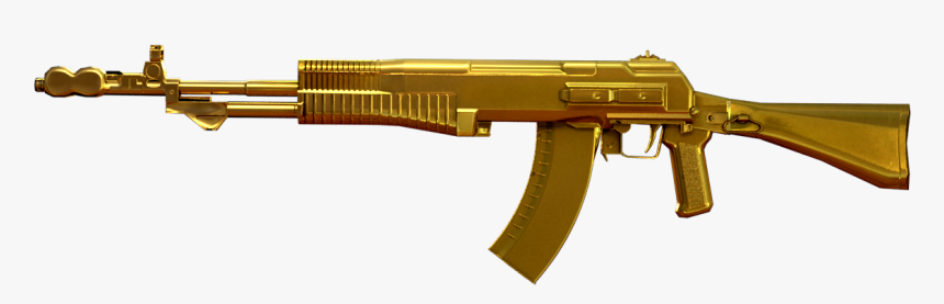 Transparent Gold Gun Png - Ranged Weapon, Png Download, Free Download