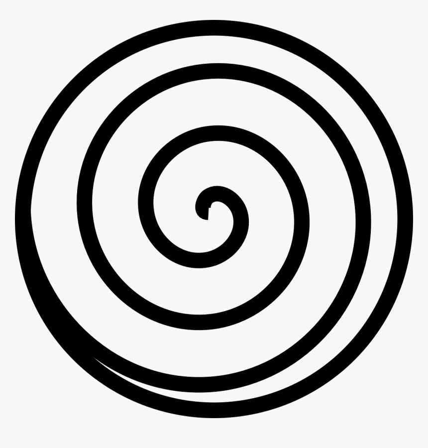 Spiral Clipart Black And White, HD Png Download, Free Download
