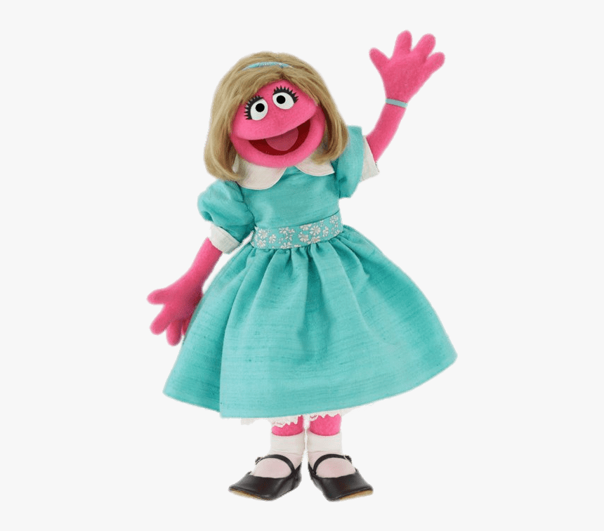 Sesame Street Prairie Dawn Waving Clip Arts - Sesame Street Images Prairie Dawn, HD Png Download, Free Download