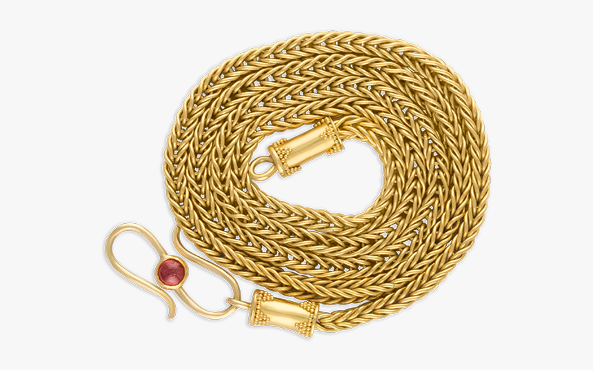 Handwoven Duo Loop In Loop Chain - Loop In Loop Chain, HD Png Download, Free Download