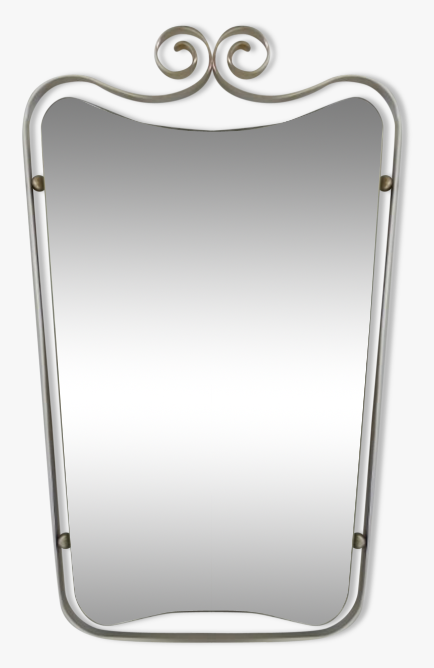 Vintage Mirror Slipped Into An Aluminum Frame - Mirror, HD Png Download, Free Download