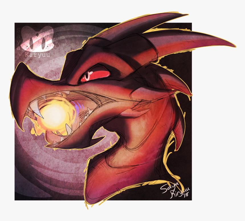 Red-eyes Black Dragon Doodle - Dragon, HD Png Download, Free Download