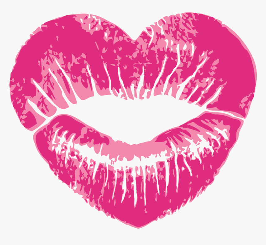 Heart And Lips Vector, HD Png Download, Free Download