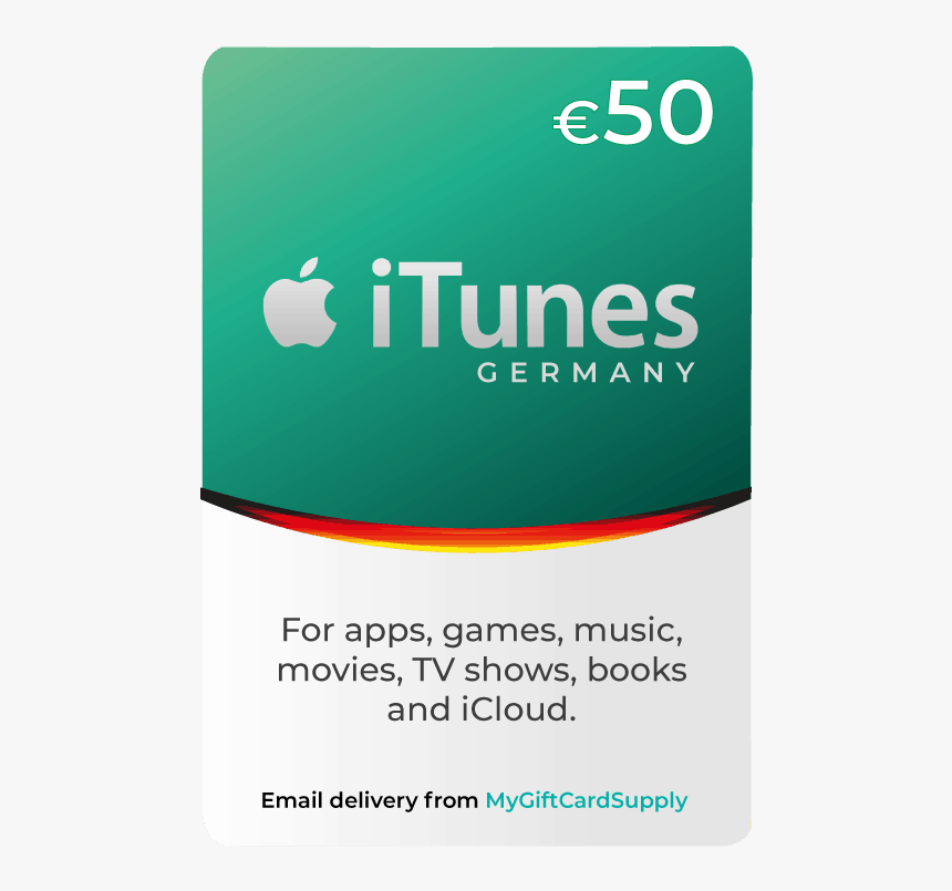 Itunes Gift Card In Germany, HD Png Download, Free Download