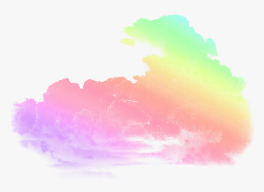 #rainbow #cloud - Watercolor Paint, HD Png Download, Free Download