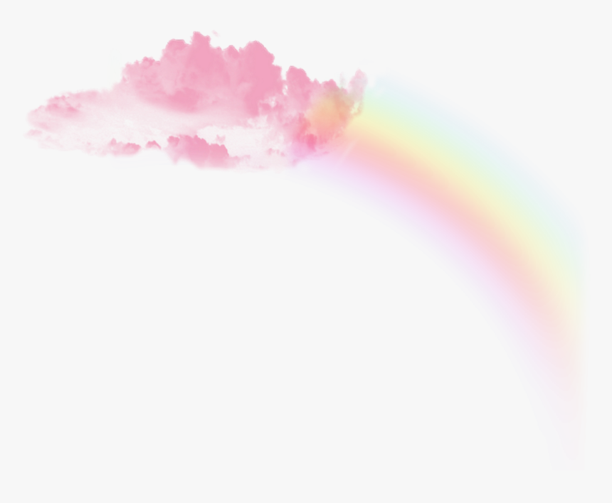 #freetoedit #pink #rainbow #cloud #aesthetic #tumblr - Watercolor Paint, HD Png Download, Free Download