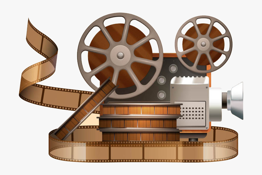 Clip Art Old Film Projector - Film Reel Vector Png Free Download, Transparent Png, Free Download