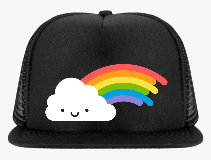 Transparent Rainbow Cloud Png - Baseball Cap, Png Download, Free Download