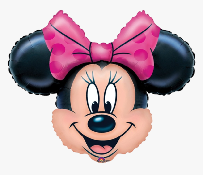 Party City Balloons Minnie Clipart , Png Download - Minnie Mouse Head, Transparent Png, Free Download