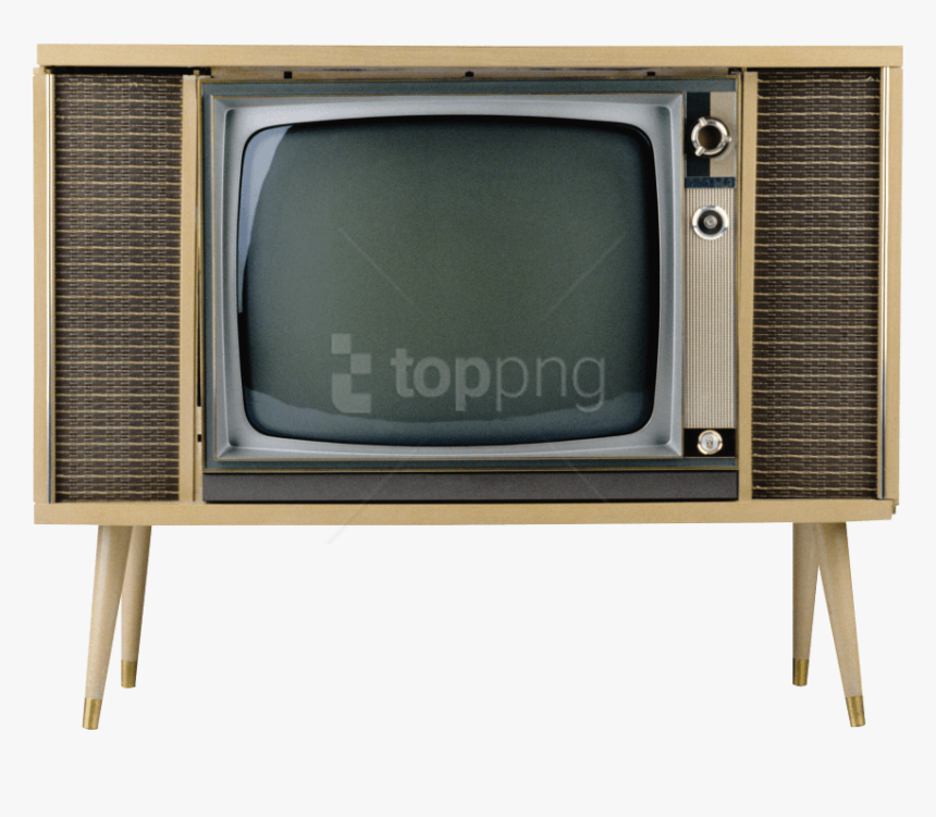 Old Tv Screen Png - Old Tv Black And White, Transparent Png - kindpng