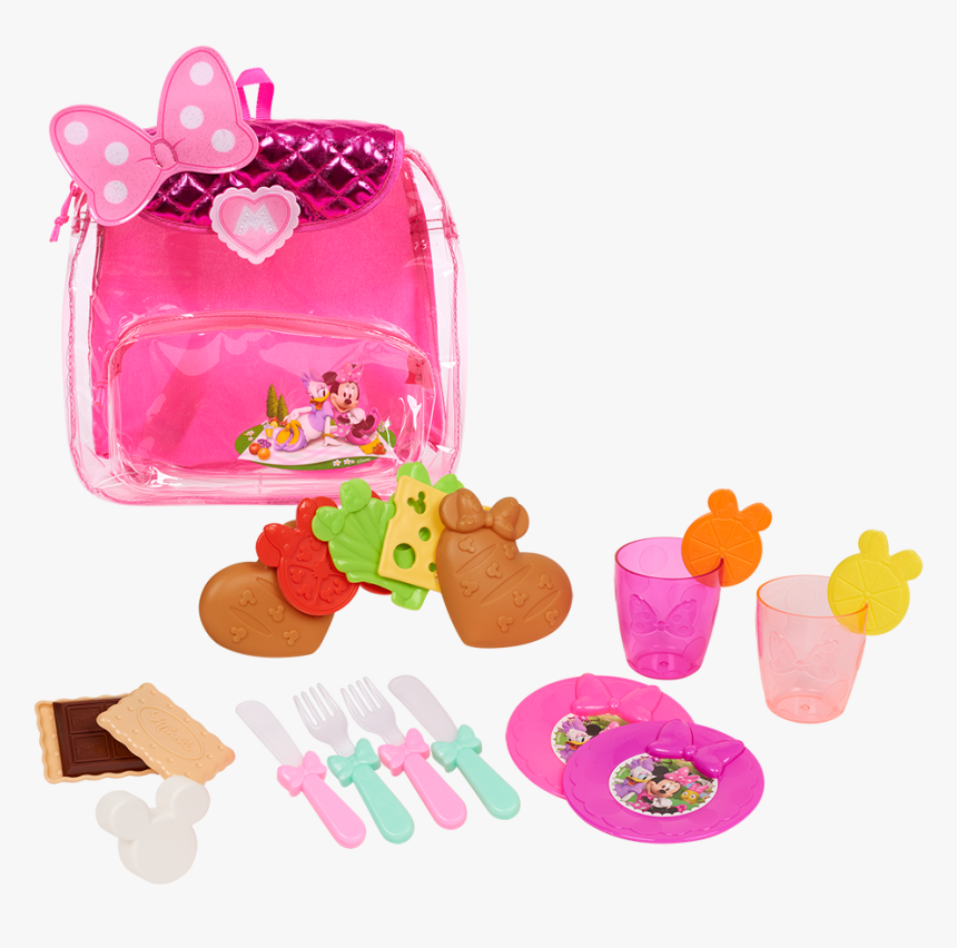 Minnie Mouse Backpack Picnic Set, HD Png Download, Free Download