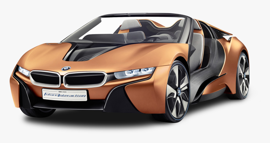 Orange Bmw I8 Spyder Car Png Image - Bmw Spyder, Transparent Png, Free Download