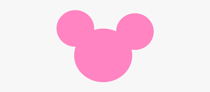 Minnie Mouse Silhouette Pink Magenta - Baby Pink Minnie Mouse Silhouette, HD Png Download, Free Download
