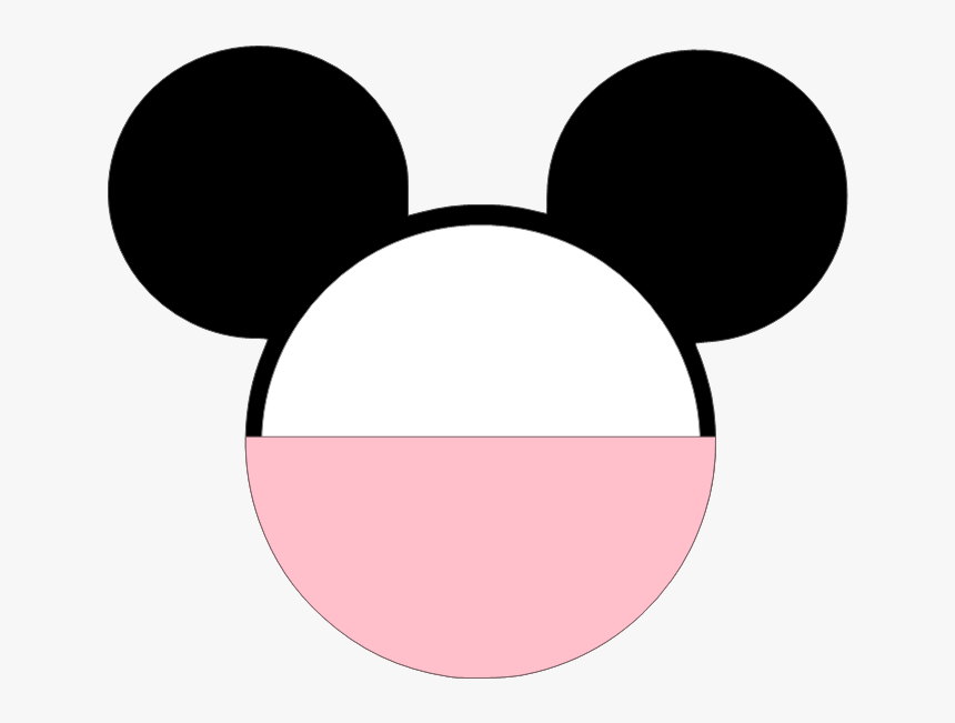 Minnie Mouse Pink Png Head , Png Download - Circle, Transparent Png, Free Download