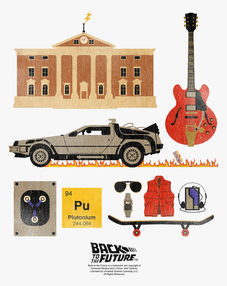 Transparent Back To The Future Car Png - Car, Png Download, Free Download