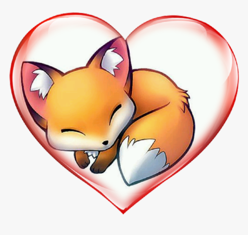 Anime Cute Fox Drawing Clipart , Png Download - Anime Cute Fox Drawing,  Transparent Png - kindpng