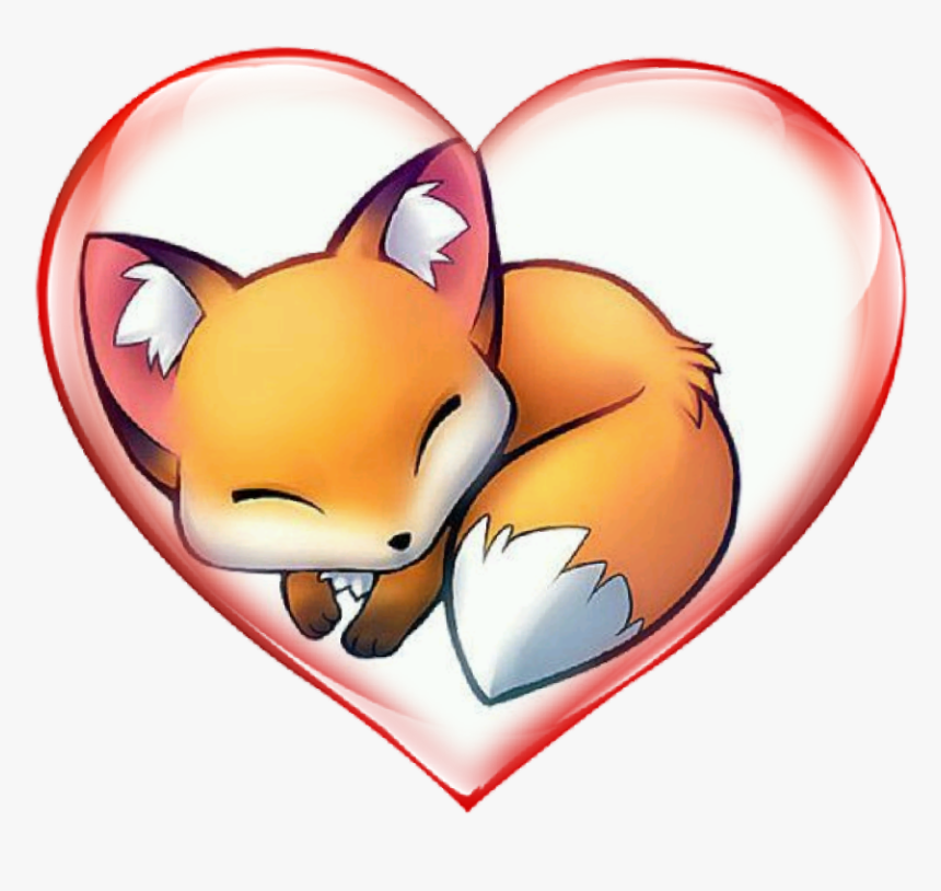 Anime Cute Fox Drawing Clipart , Png Download - Anime Cute Fox Drawing, Transparent Png, Free Download