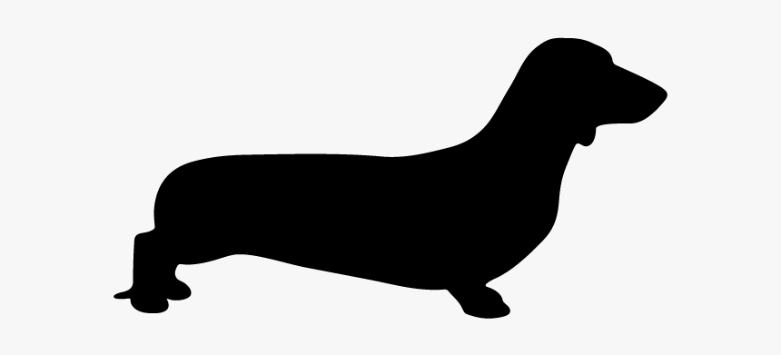Dachshund Silhouette Png - Weiner Dog Png, Transparent Png, Free Download