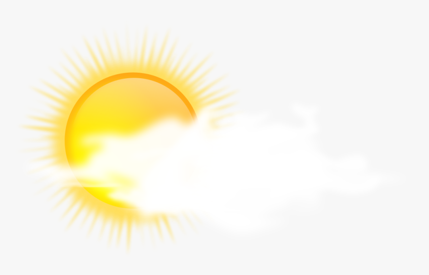 Cloud, Cloudy, Sun, Weather, Mist, Foggy, Misty, Fog - Gambar Vektor Matahari Png, Transparent Png, Free Download