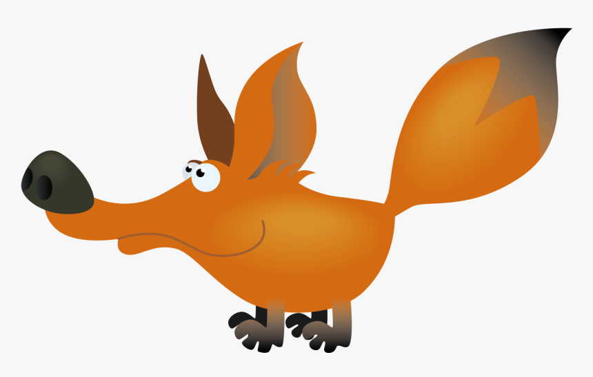 Transparent Cute Fox Clipart - Cartoon, HD Png Download, Free Download