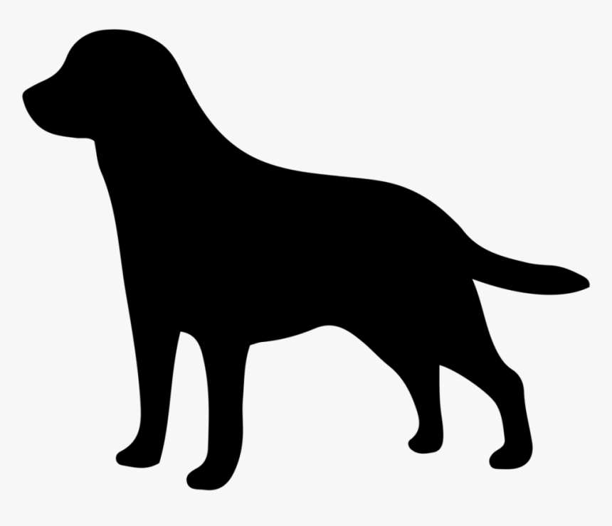 Clip Art Golden Retriever Silhouette Clip Art - Labrador Retriever Silhouette, HD Png Download, Free Download