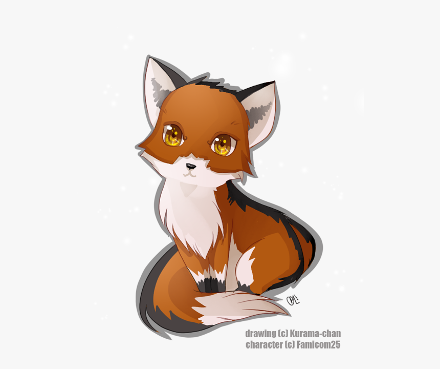 Draw A Cute Red Fox, HD Png Download, Free Download