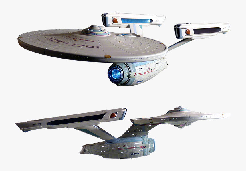 Spaceship, Model, Isolated, Enterprise - Model Enterprise Space Ship, HD Png Download, Free Download