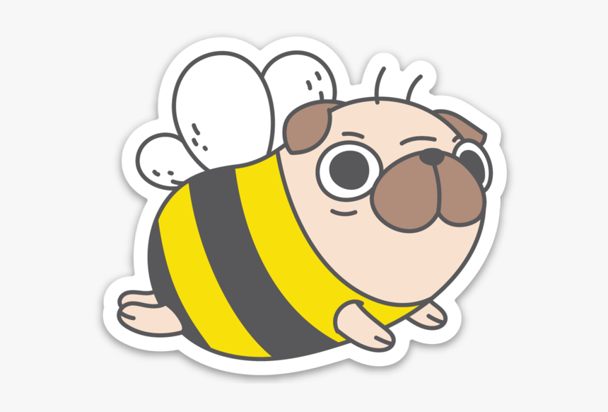 Pug Bee, HD Png Download, Free Download