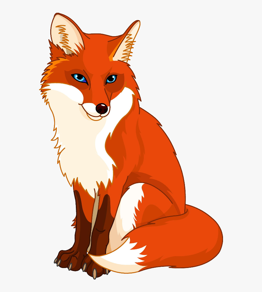 Transparent Cute Fox Clipart - Clip Art Of Fox, HD Png Download, Free Download