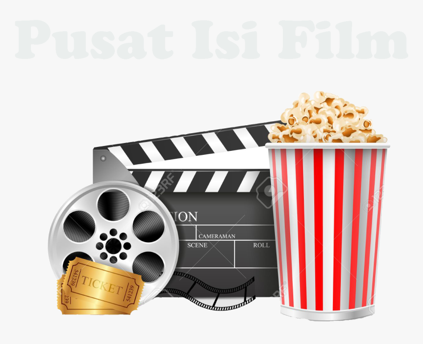 Movie And Popcorn Clip Art - Movie Clip And Popcorn, HD Png Download, Free Download