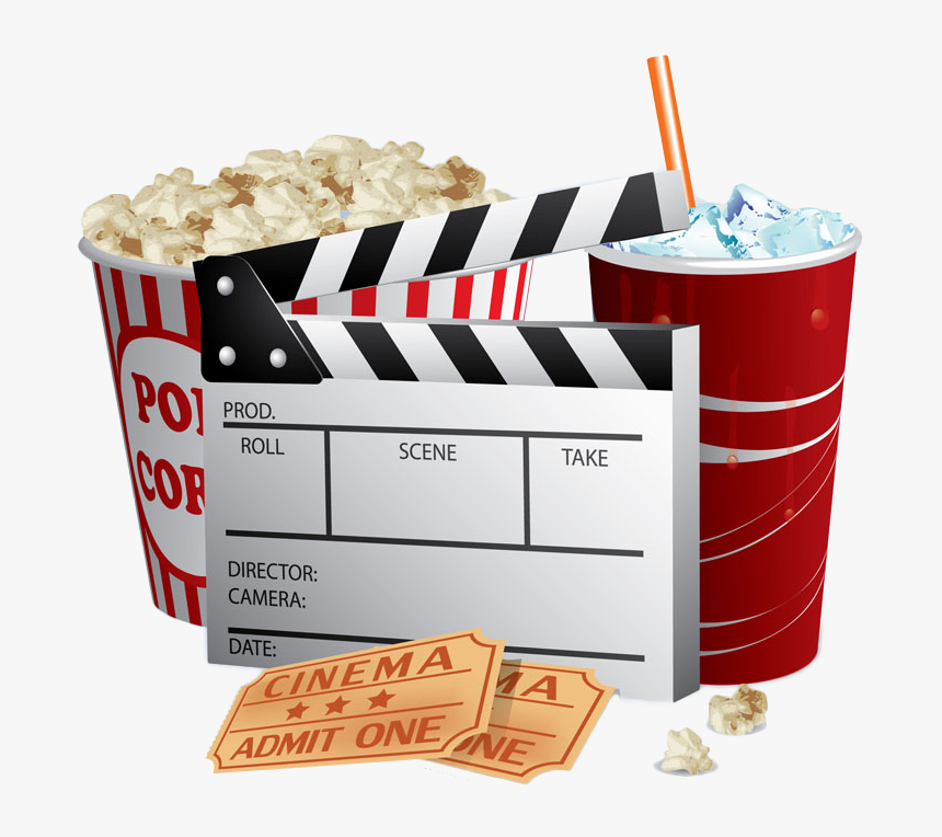Transparent Admit One Png - Movie Ticket Popcorn Png, Png Download, Free Download