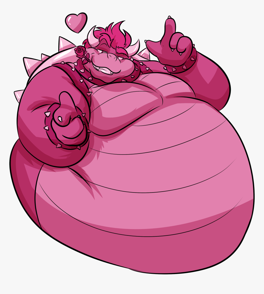 Valentine Bowser - Fat Bowser, HD Png Download, Free Download