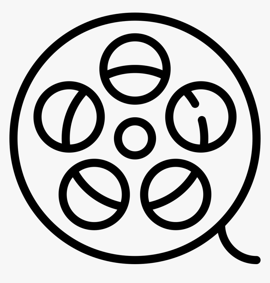 Transparent Movie Reel Clip Art - Film Reel Outline Png, Png Download, Free Download