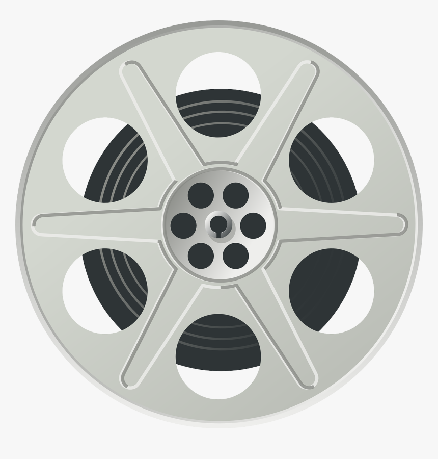 Movie Reel Svg Vector File Ve - Vector Movie Reel Png, Transparent Png, Free Download