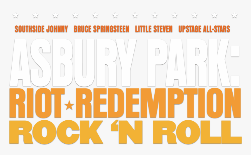 Riot, Redemption, Rock ‘n Roll - Asbury Park Riot Redemption Rock ́n Roll, HD Png Download, Free Download