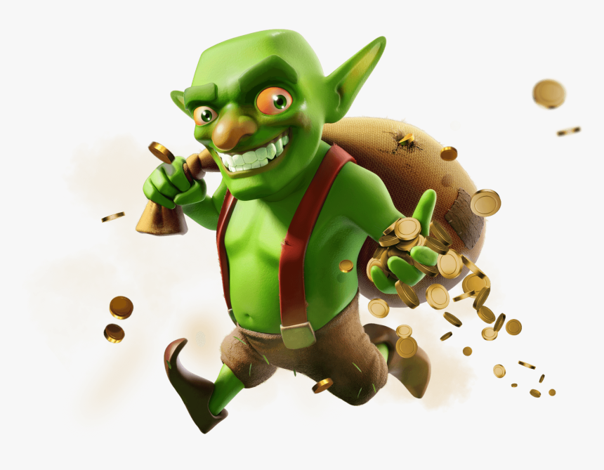 Clash Royale Logo - Clash Of Clans Goblin, HD Png Download, Free Download