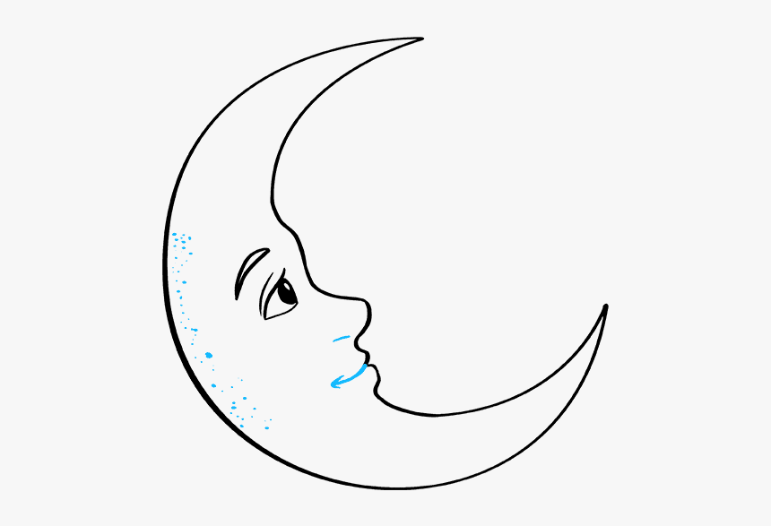 How To Draw Crescent Moon, HD Png Download, Free Download