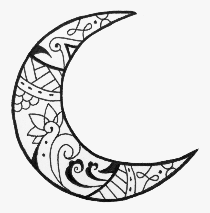 Moon Tattoo No Background, HD Png Download, Free Download