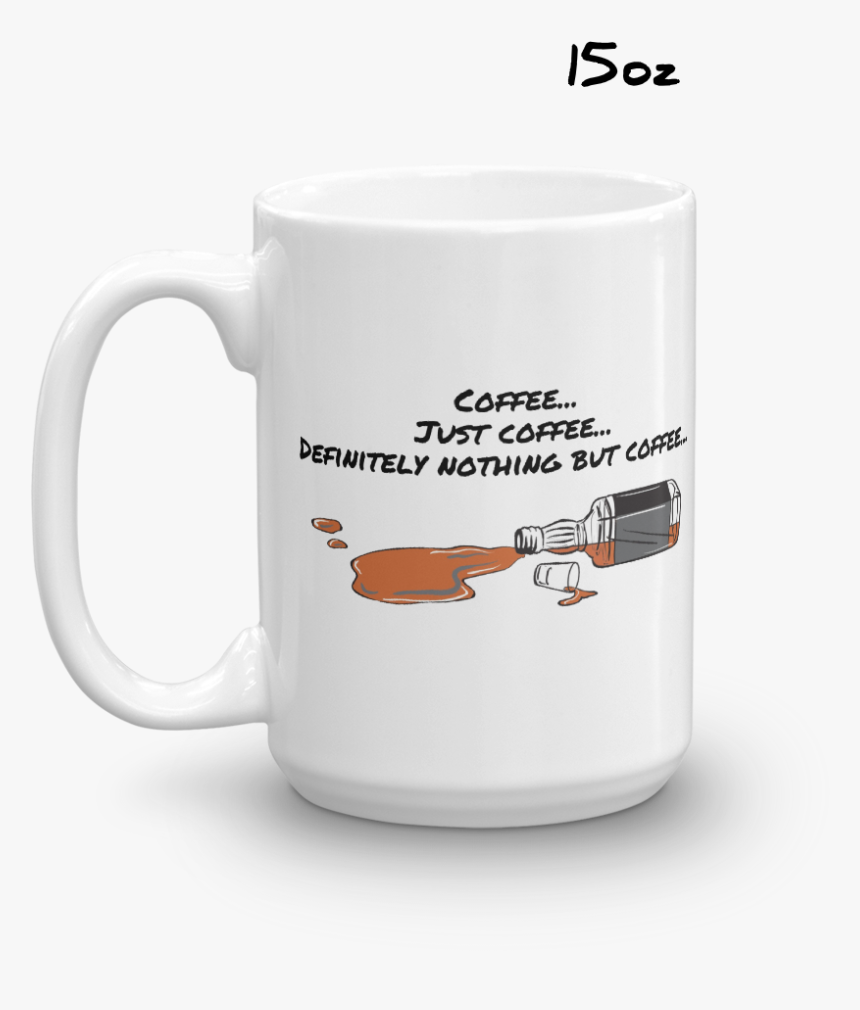 Spill3 Mockup Handle On Left 15oz2 - Clear White Mug Hd, HD Png Download, Free Download