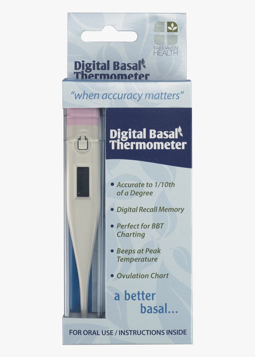 Digital Basal Thermometer - Storage Cable, HD Png Download, Free Download