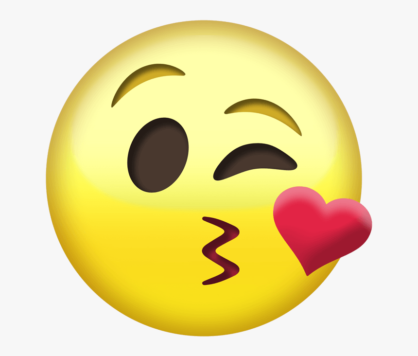 Kiss Emoji Png - Emoji Honor View 20, Transparent Png, Free Download