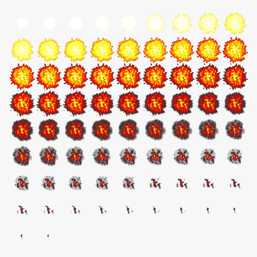 Sprite Animation Explosion Png, Transparent Png, Free Download