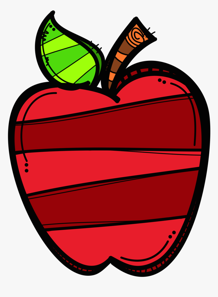 Transparent Chalk Clipart Png - Apple Clipart Melonheadz, Png Download, Free Download