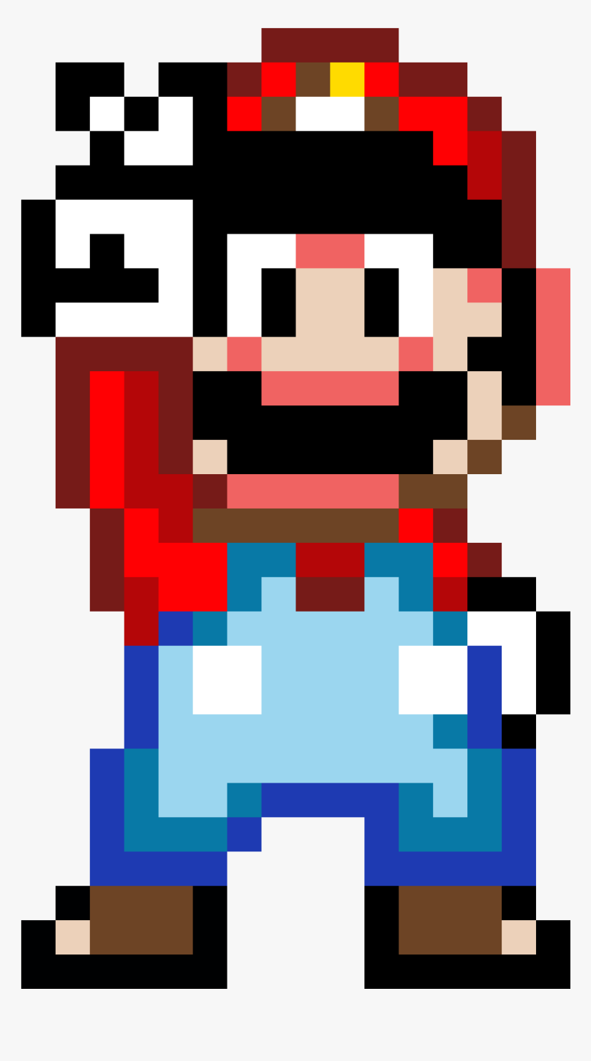 8 Bit Mario Png - 16 Bit Mario Png, Transparent Png, Free Download