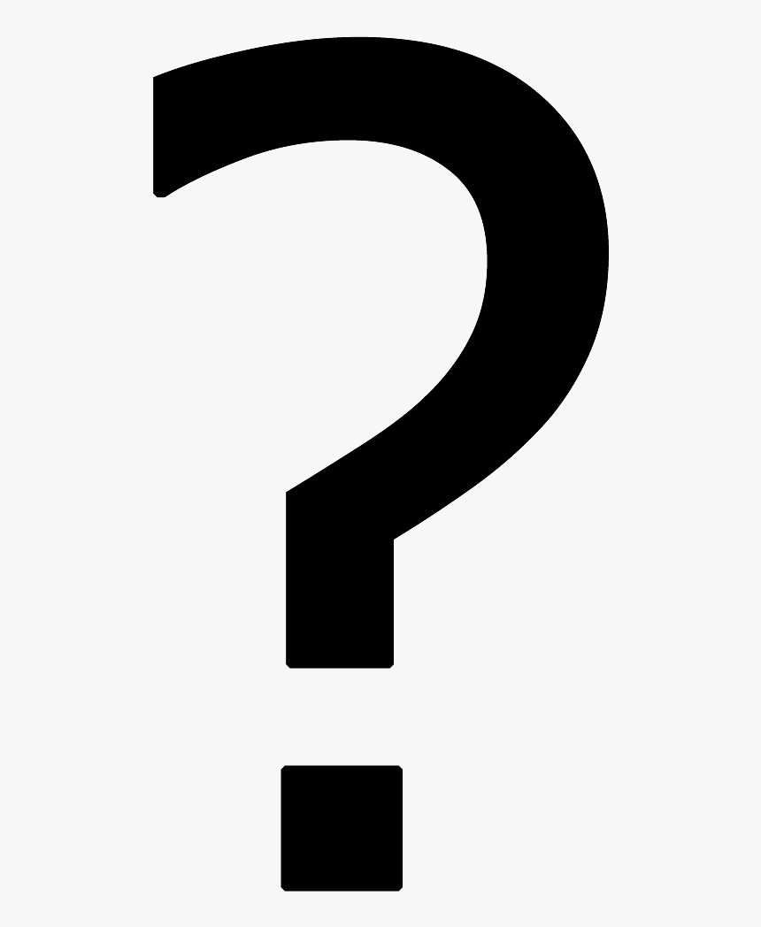 Black Question Mark No Background, HD Png Download, Free Download