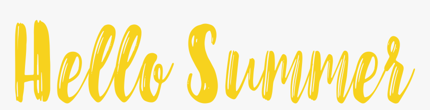 Hello Summer - Calligraphy, HD Png Download, Free Download