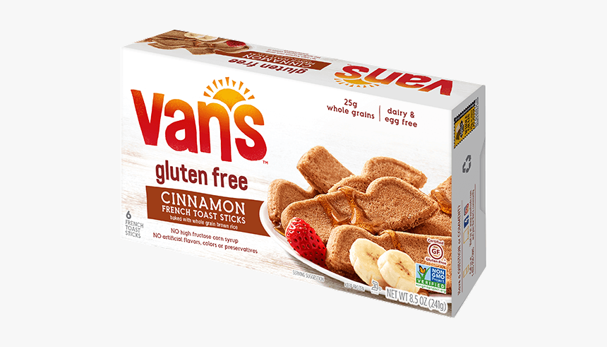 Cinnamon French Toast Sticks - Vans Gluten Free Waffles, HD Png Download, Free Download