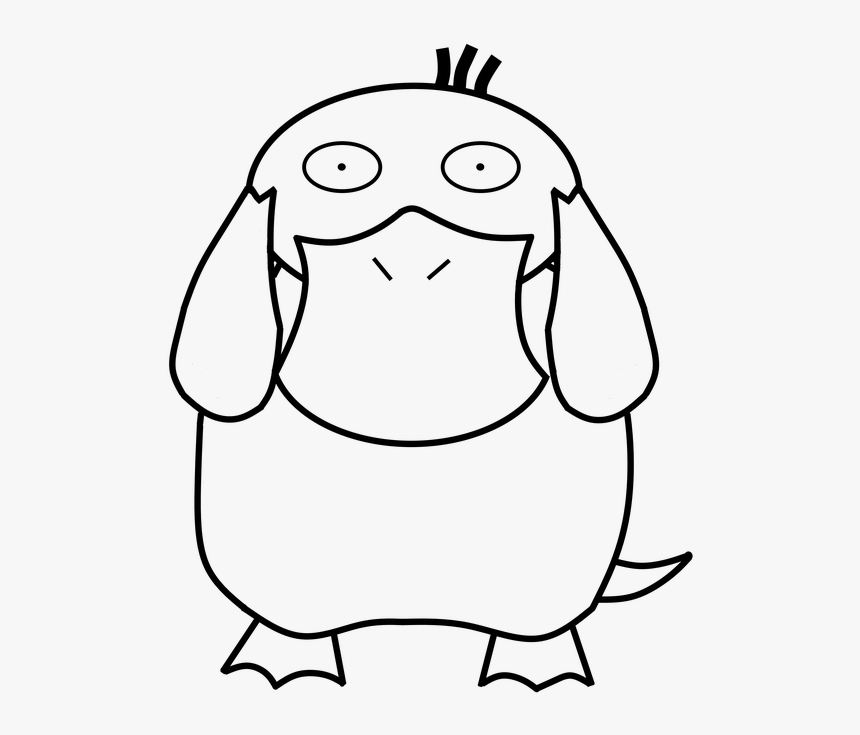 Pokemon, Psyduck, Duck, Bill, Bird, Animal, Water Bird - Psyduck, HD Png Download, Free Download