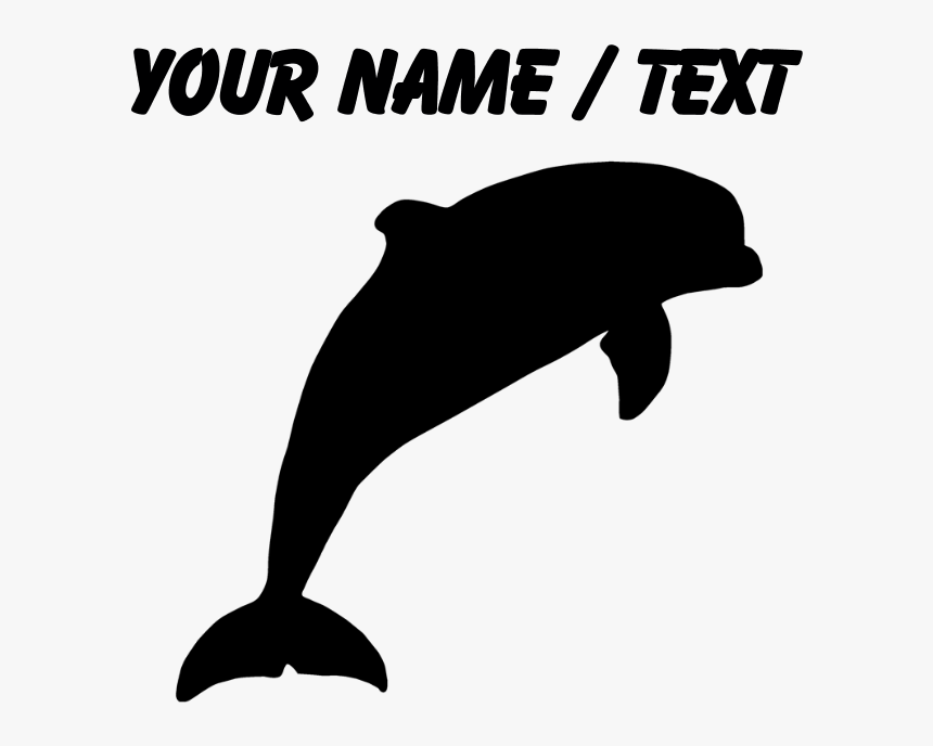 Transparent Dolphin Silhouette Png - Wholphin, Png Download, Free Download
