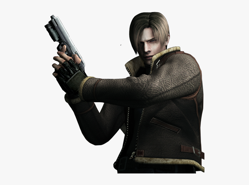 Resident Evil 4 Images Leon Wallpaper And Background - Resident Evil 4 Render, HD Png Download, Free Download